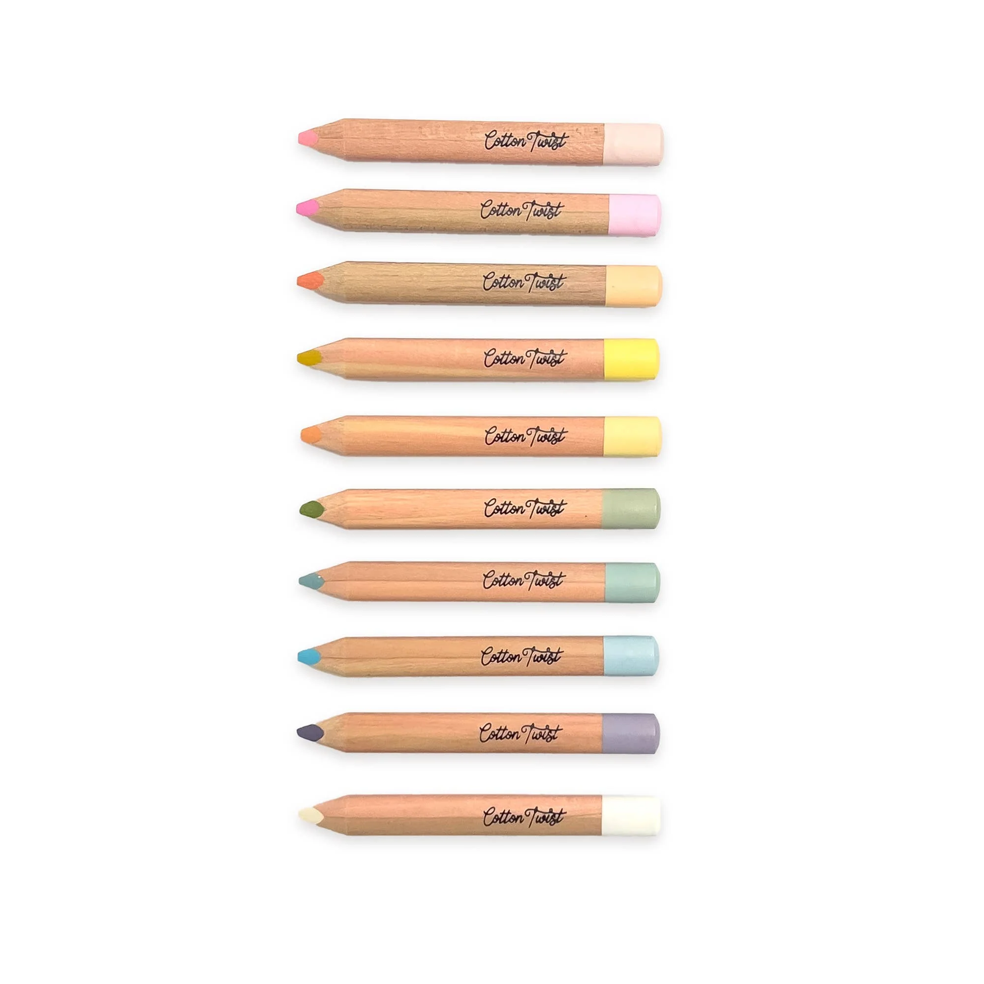 Cotton Twist Pastel Mix Watercolour Pencils Set - Image 3