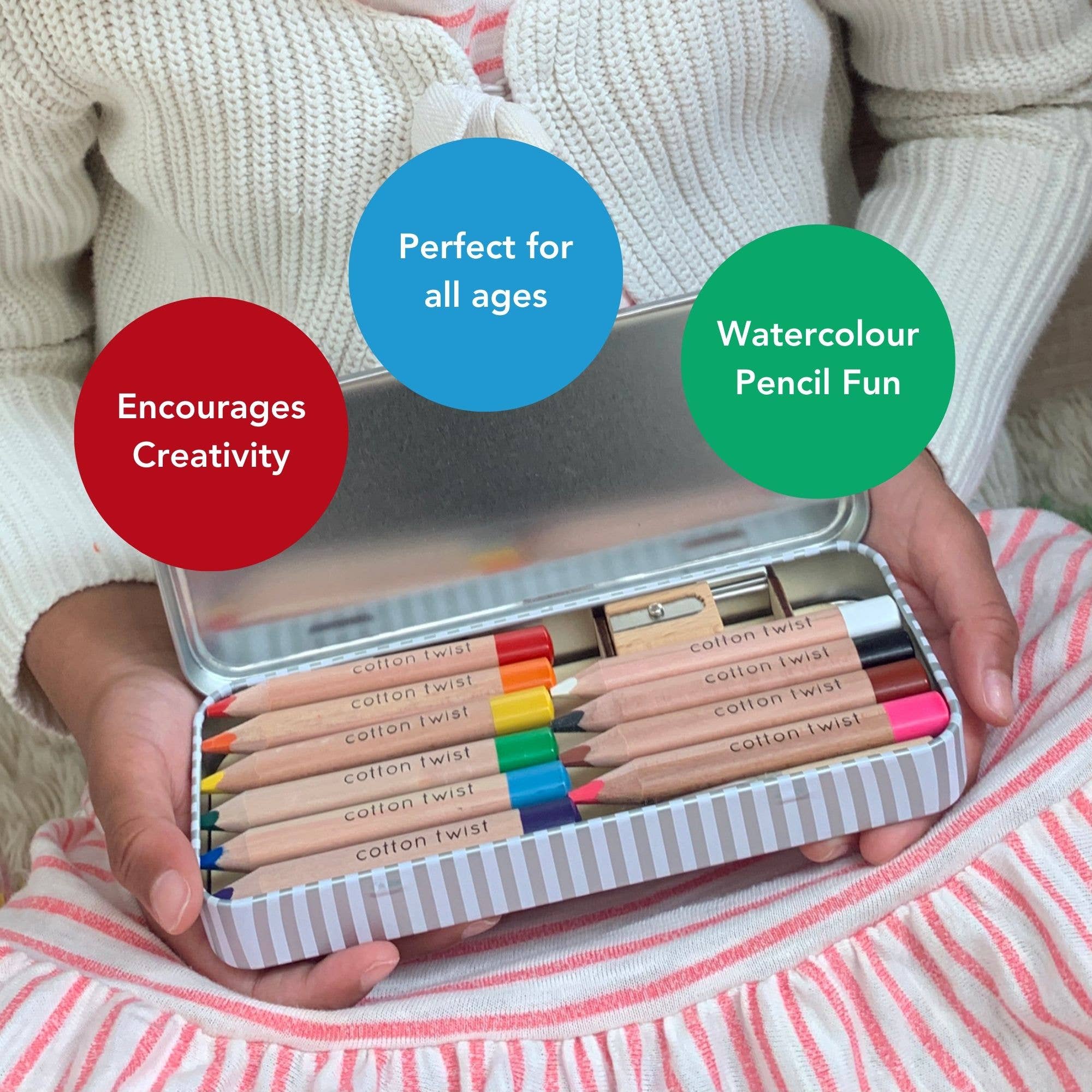 Cotton Twist Jumbo Watercolour Pencils Set - Image 5