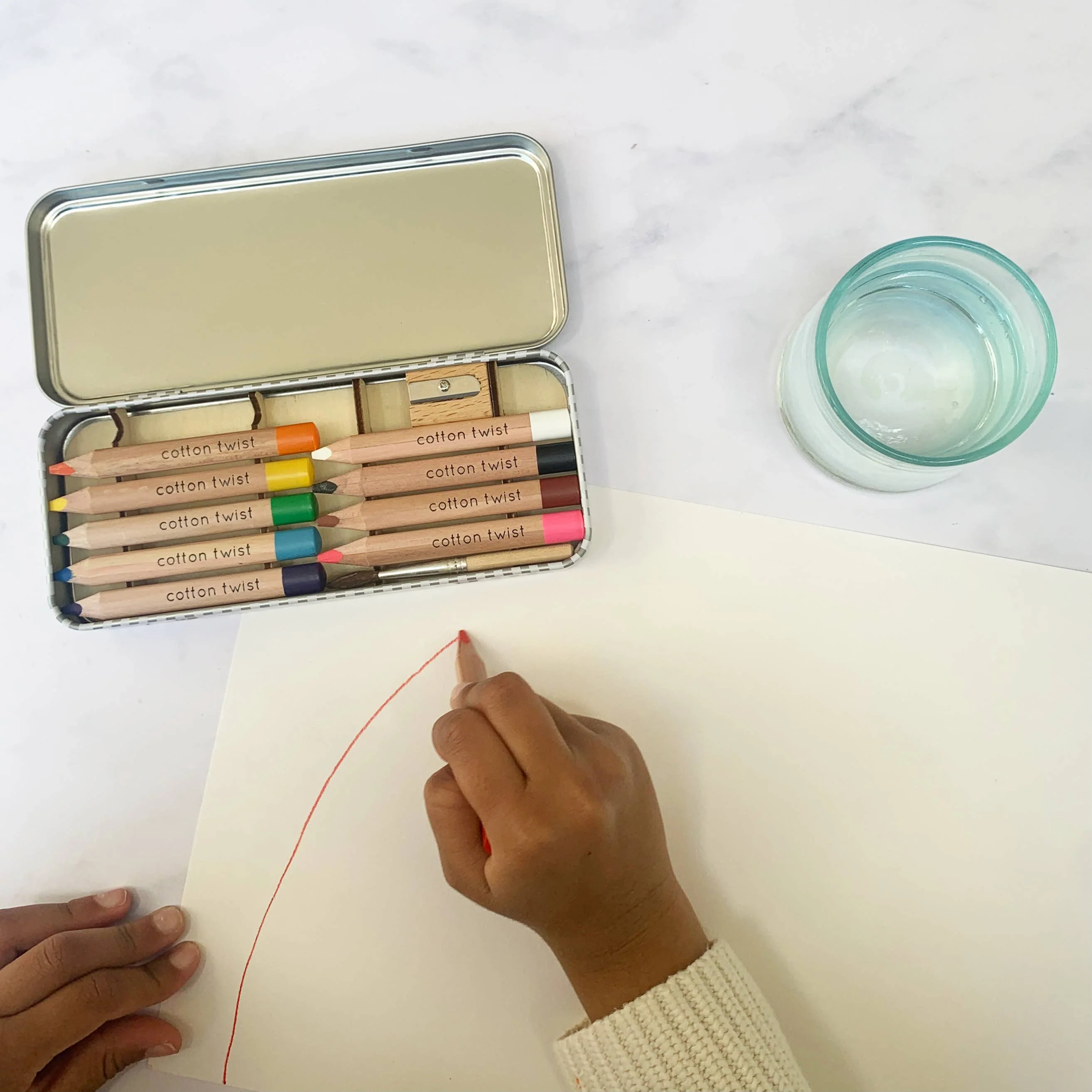 Cotton Twist Jumbo Watercolour Pencils Set - Image 7