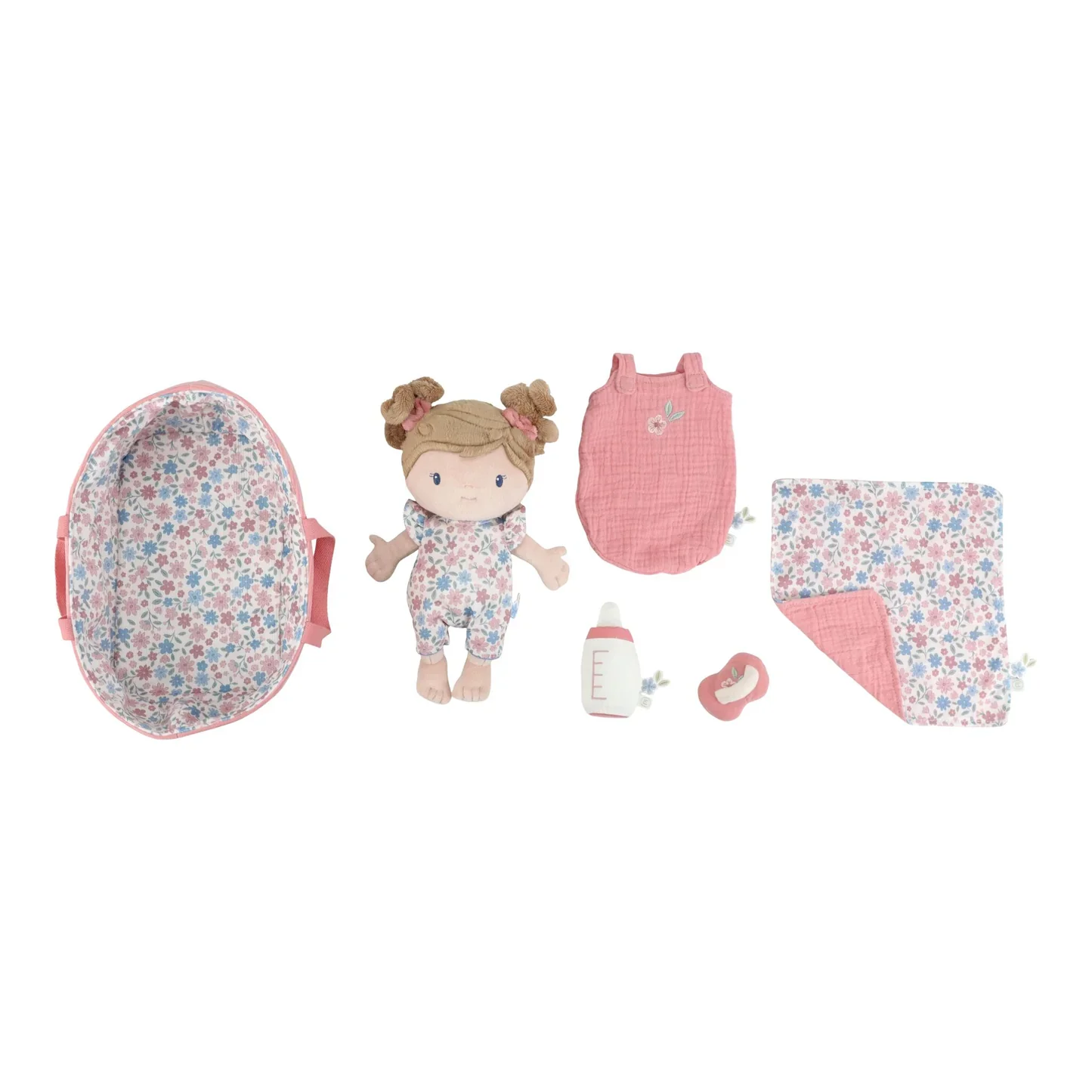 Little Dutch Baby Doll in Basket Rosa - Image 2