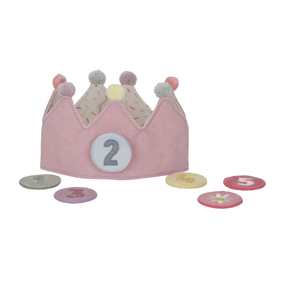 Little Dutch Birthday Crown with Numbers - Pink - Image 5