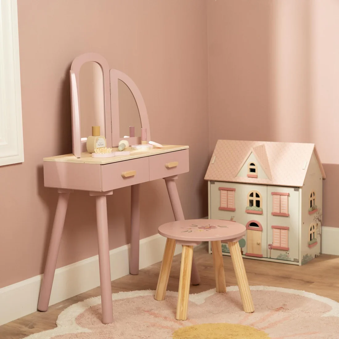 Little Dutch Large Wooden Vanity Table - Image 2