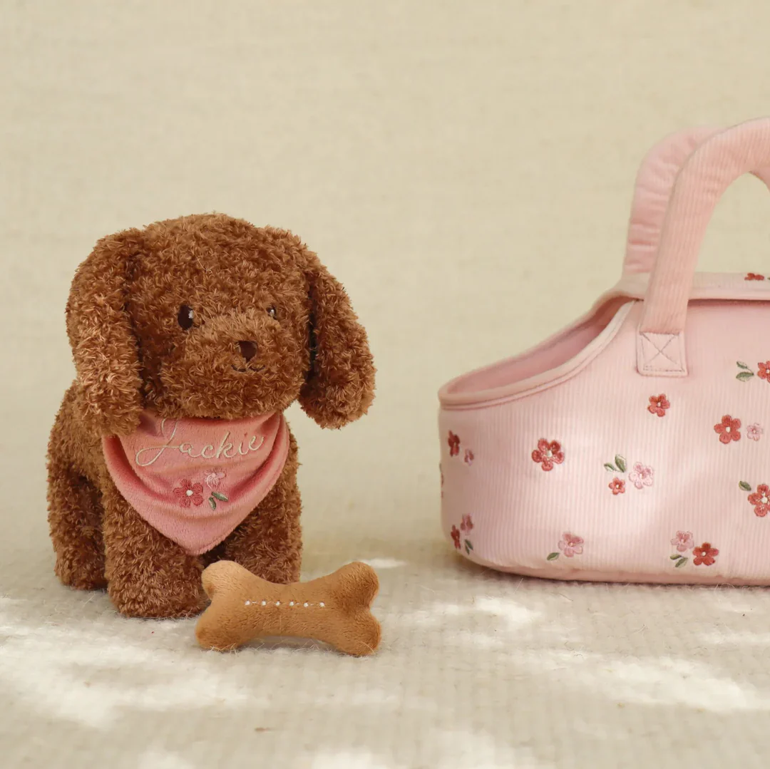 Little Dutch Plush Dog Jackie in Bag - Image 2