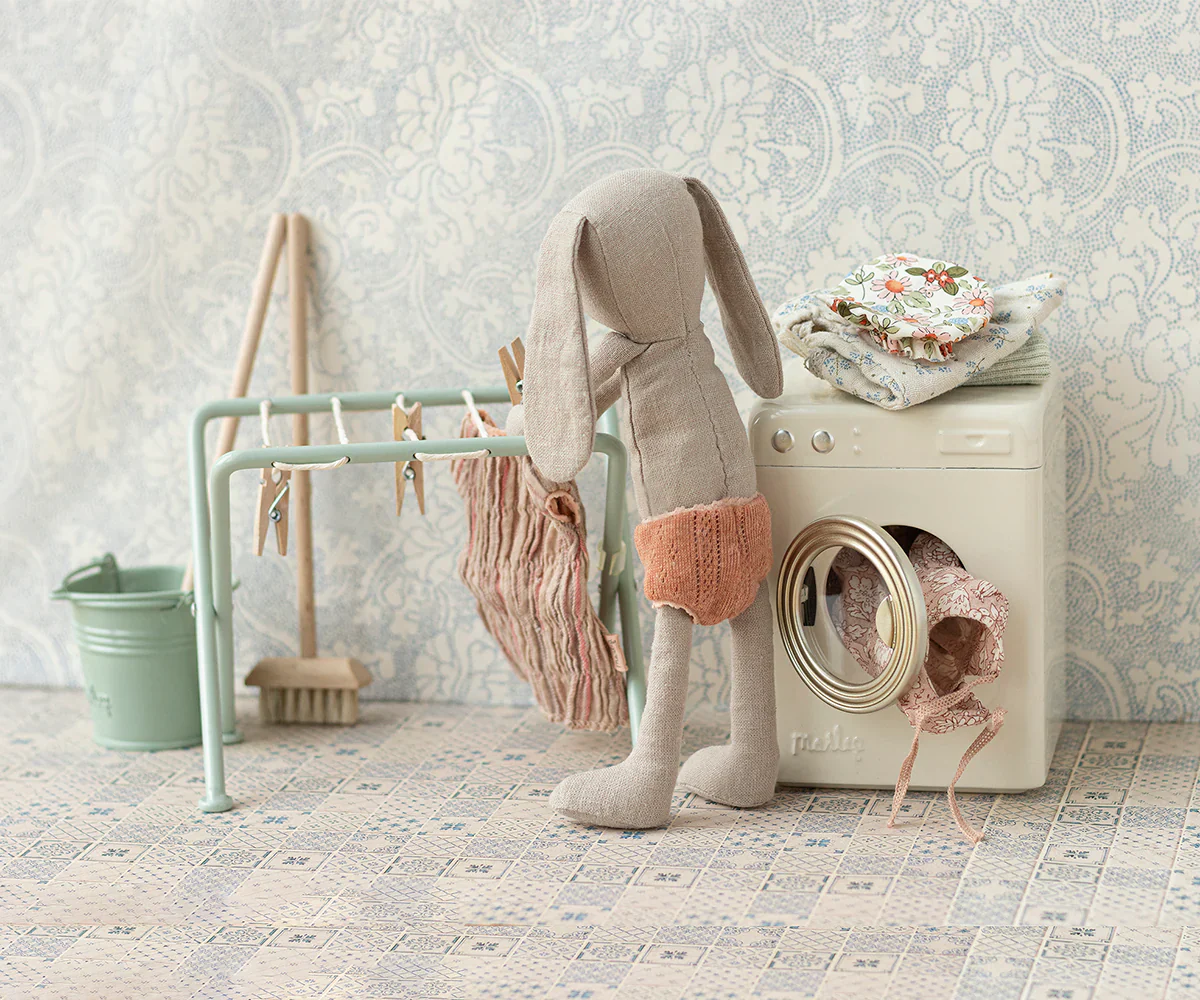 Maileg Bucket & Mop, Miniature - Image 2