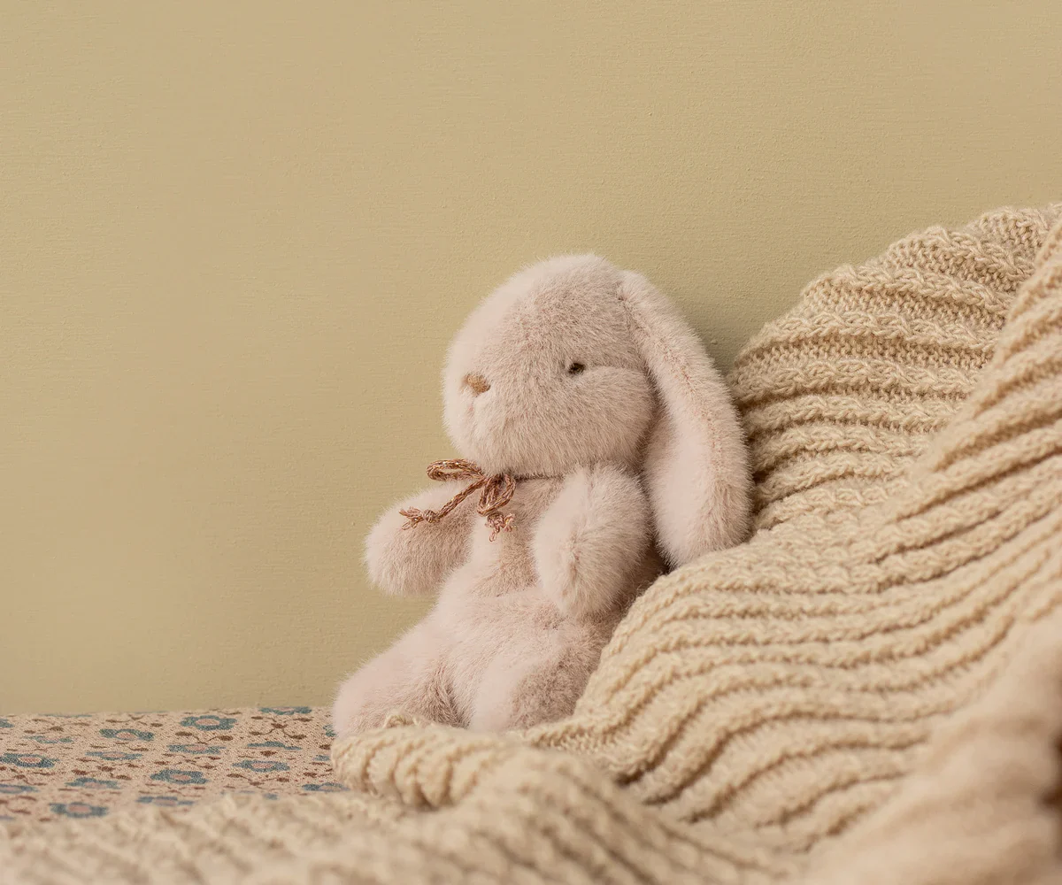 Maileg Bunny plush, Mini - Light Powder - Image 2