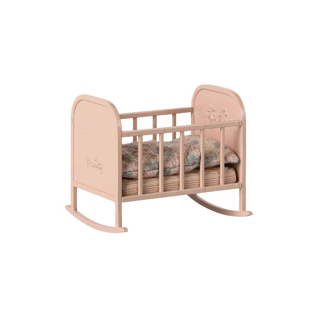 Maileg Cradle, My - Light rose