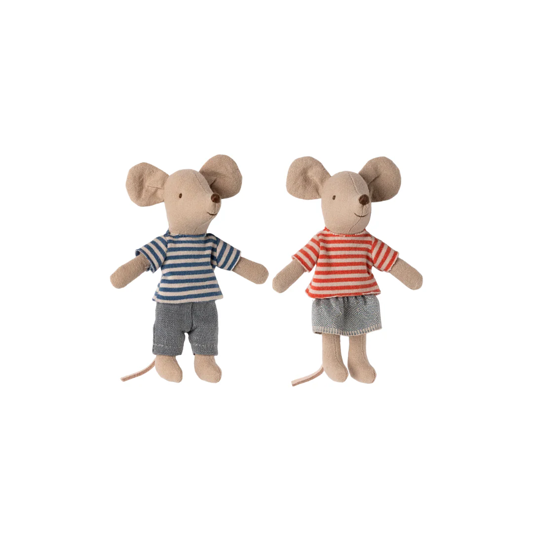 Maileg LouiMax and Stella, Little brother and sister mice - Image 2