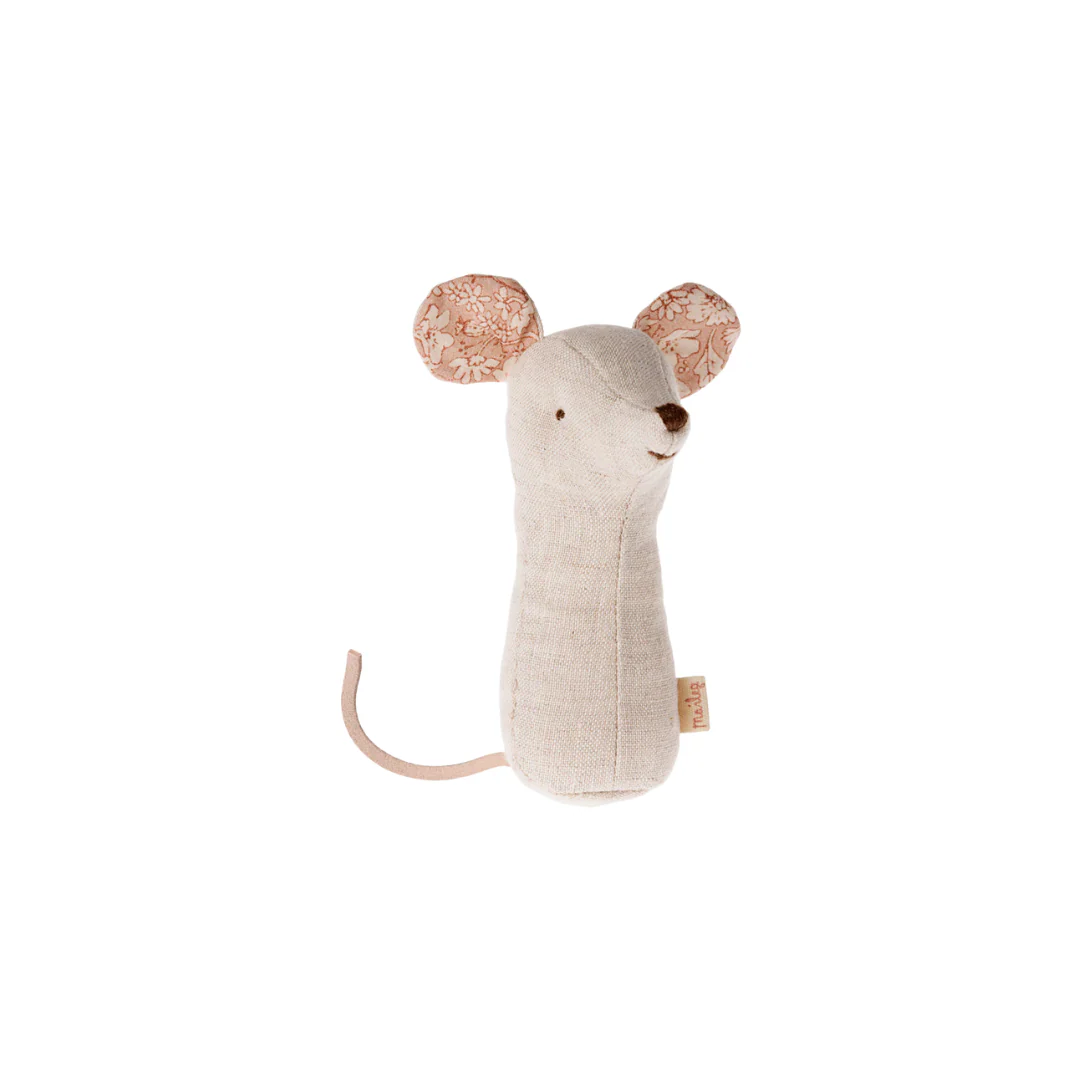 Maileg Lullaby friends, Mouse rattle - Nature