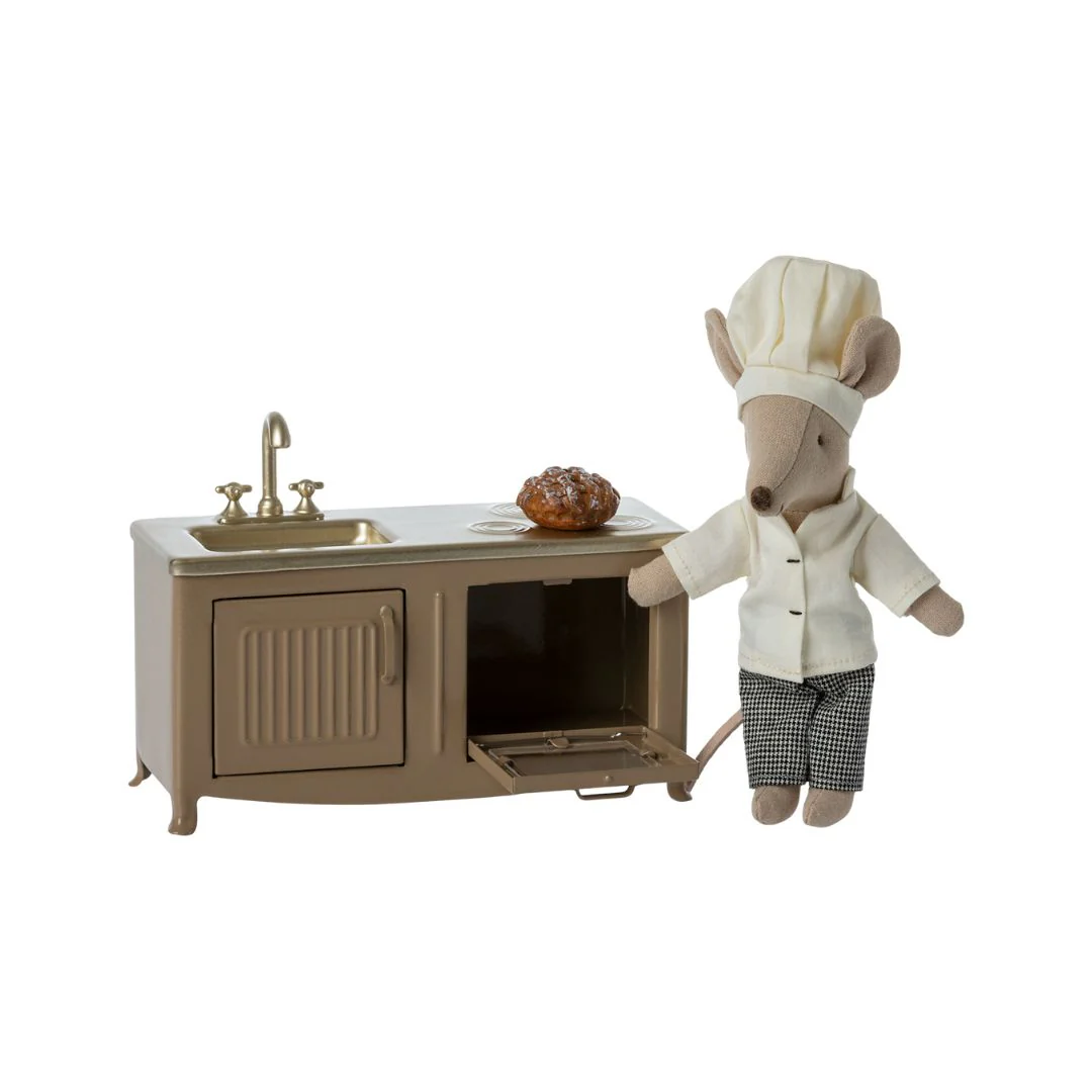 Maileg Mouse Kitchen, Brown - Image 2