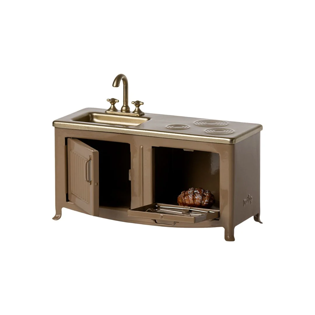 Maileg Mouse Kitchen, Brown - Image 3