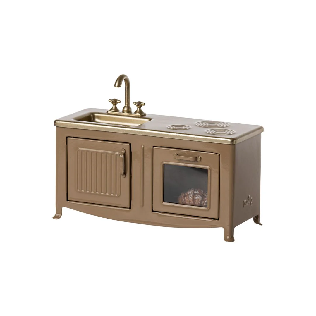 Maileg Mouse Kitchen, Brown - Image 4