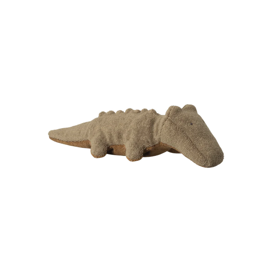 Maileg Safari Friends, Crocodile, Small - Olive Green