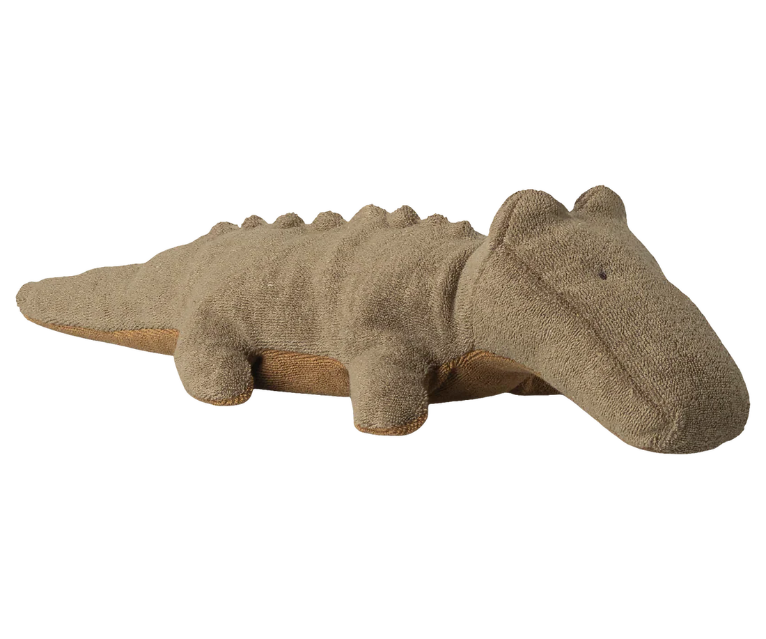 Maileg Safari Friends, Crocodile, Small - Olive Green - Image 2