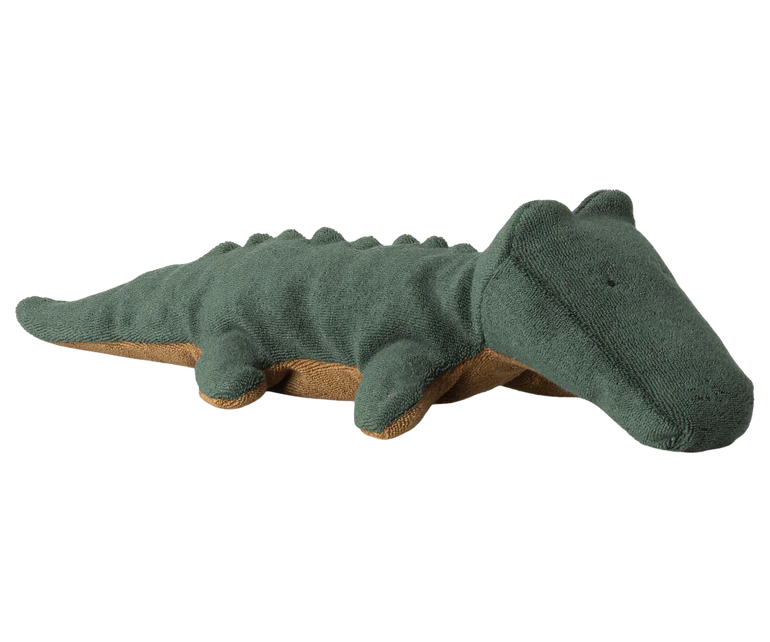 Maileg Safari Friends, Crocodile, Small - Forest Green - Image 2