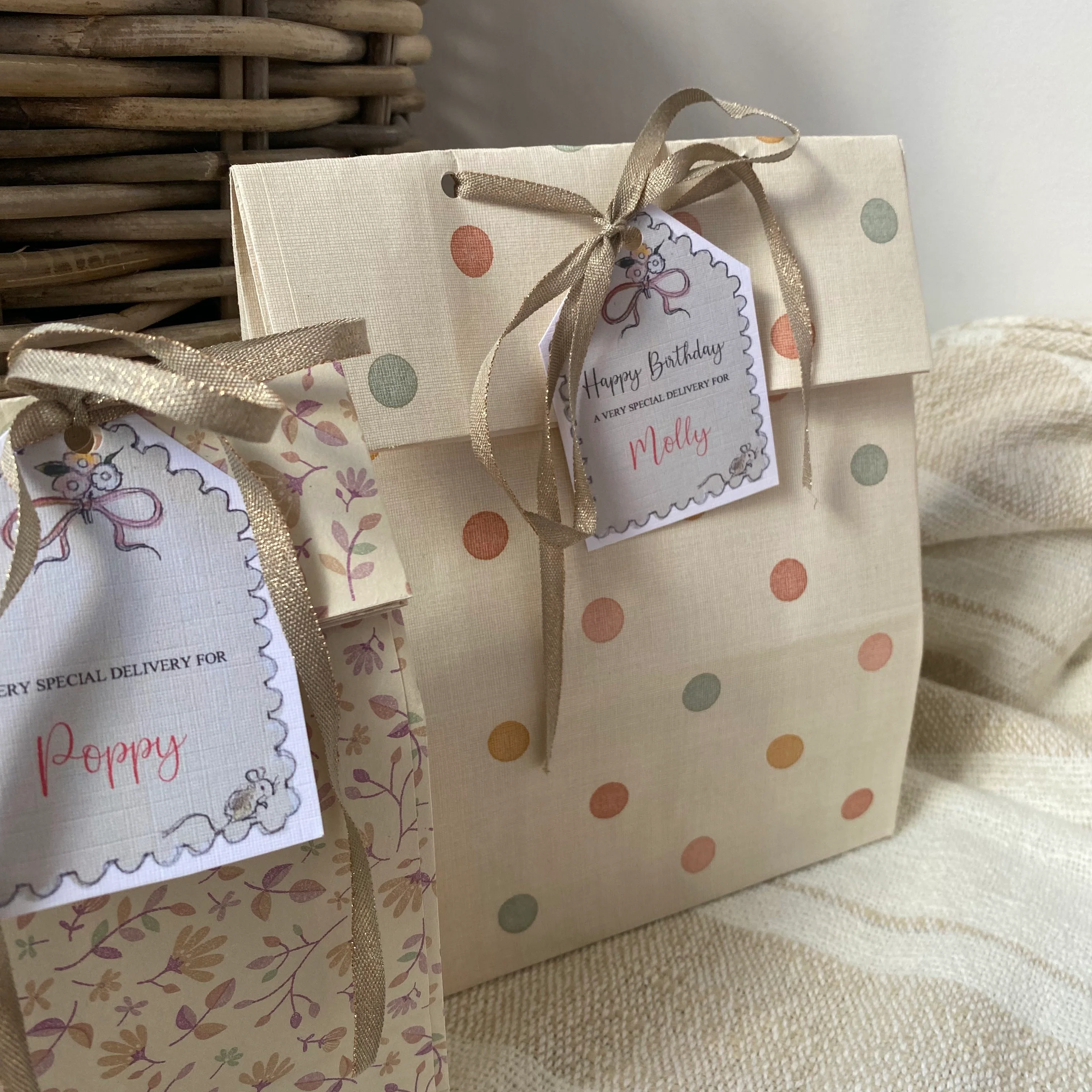 Personalised Maileg Spot Gift Wrapping, Large