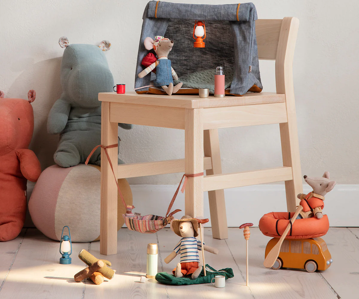 Maileg Vintage Lantern Mouse, Red - Image 4