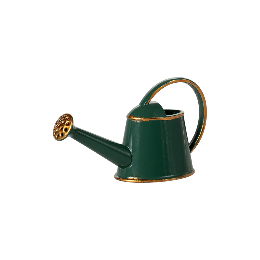 Maileg Watering can, Mouse - Dark green