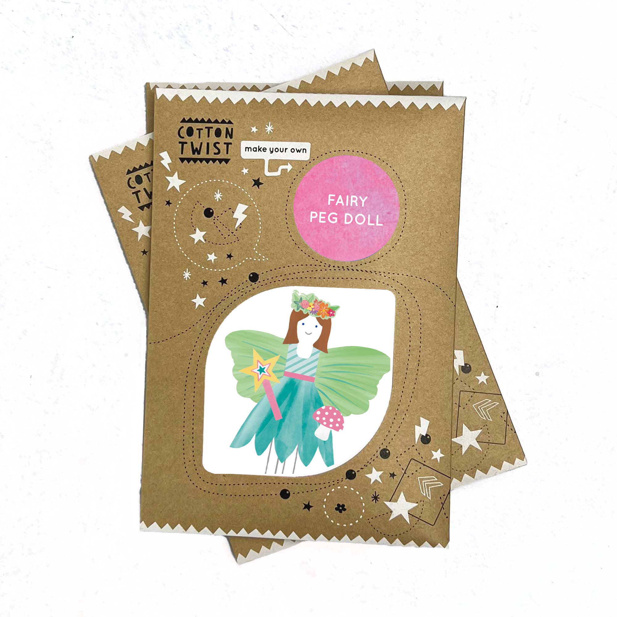Cotton Twist Make Your Own Fairy Peg Doll - Image 6