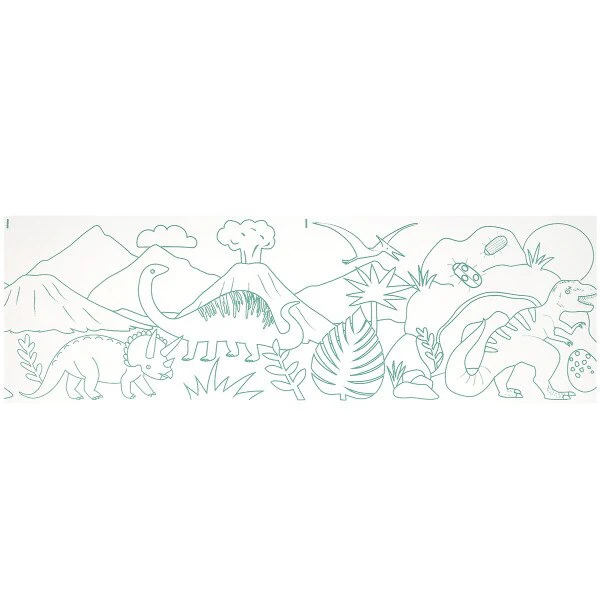 Meri Meri Dinosaur Colouring Roll - Image 4