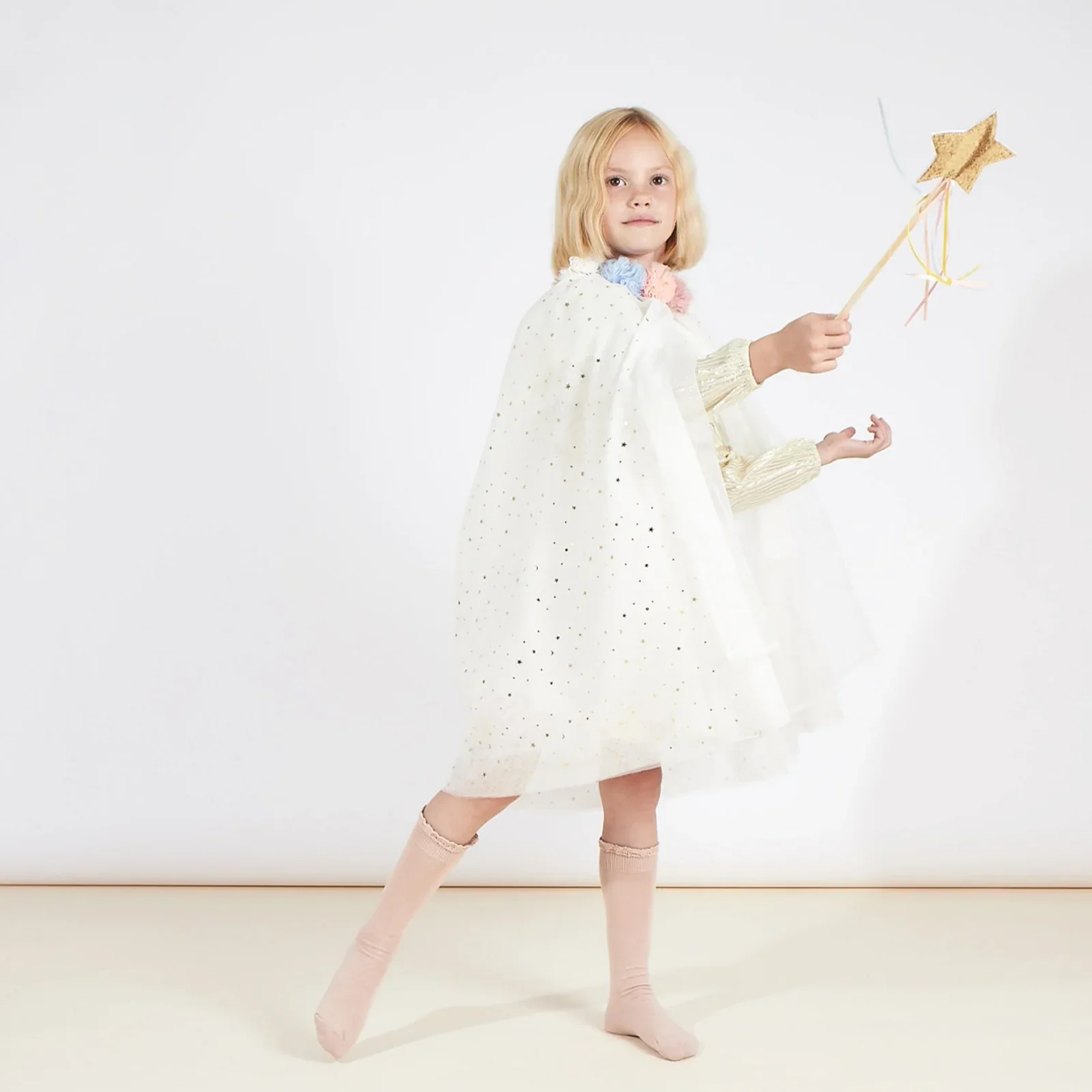 Meri Meri Pom Pom Collar Cape - Image 5