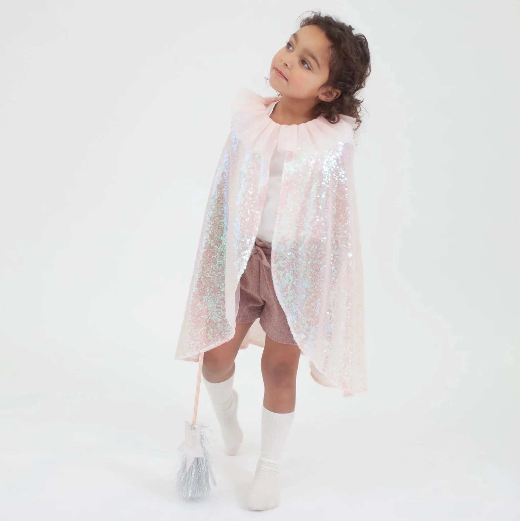 Meri Meri Iridescent Sequin Cape Costume - Image 7
