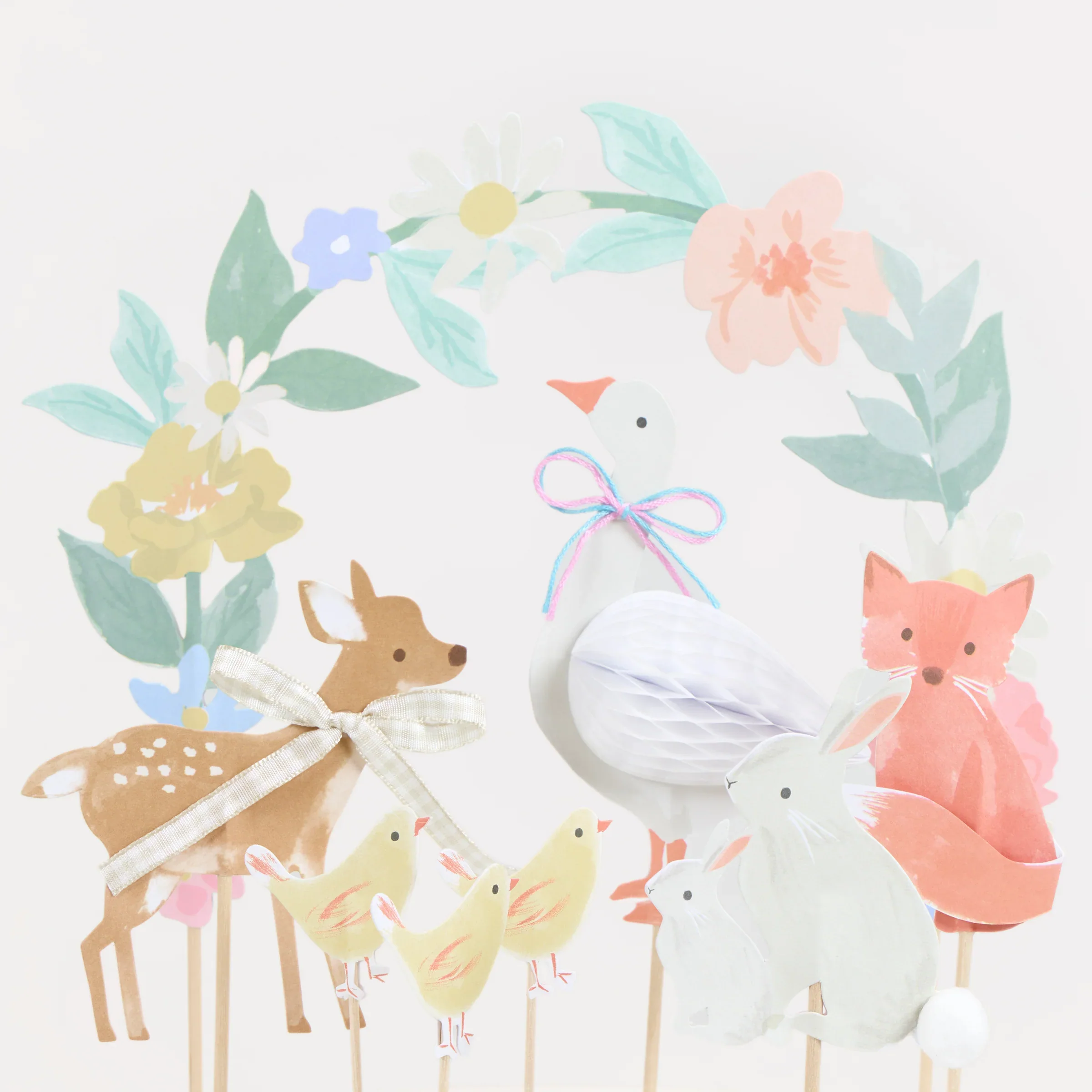 Meri Meri Little Animals Cake Toppers (x 8) - Image 6