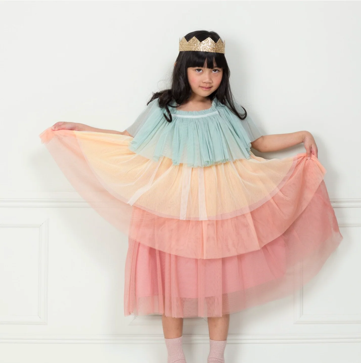 Meri Meri Rainbow Ruffle Princess Costume 5-6 Years - Image 7