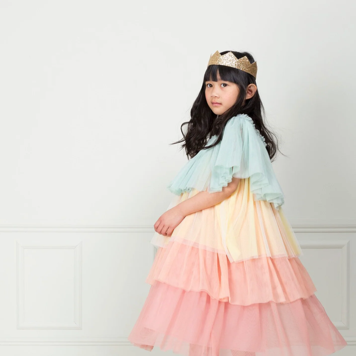 Meri Meri Rainbow Ruffle Princess Costume 5-6 Years - Image 8