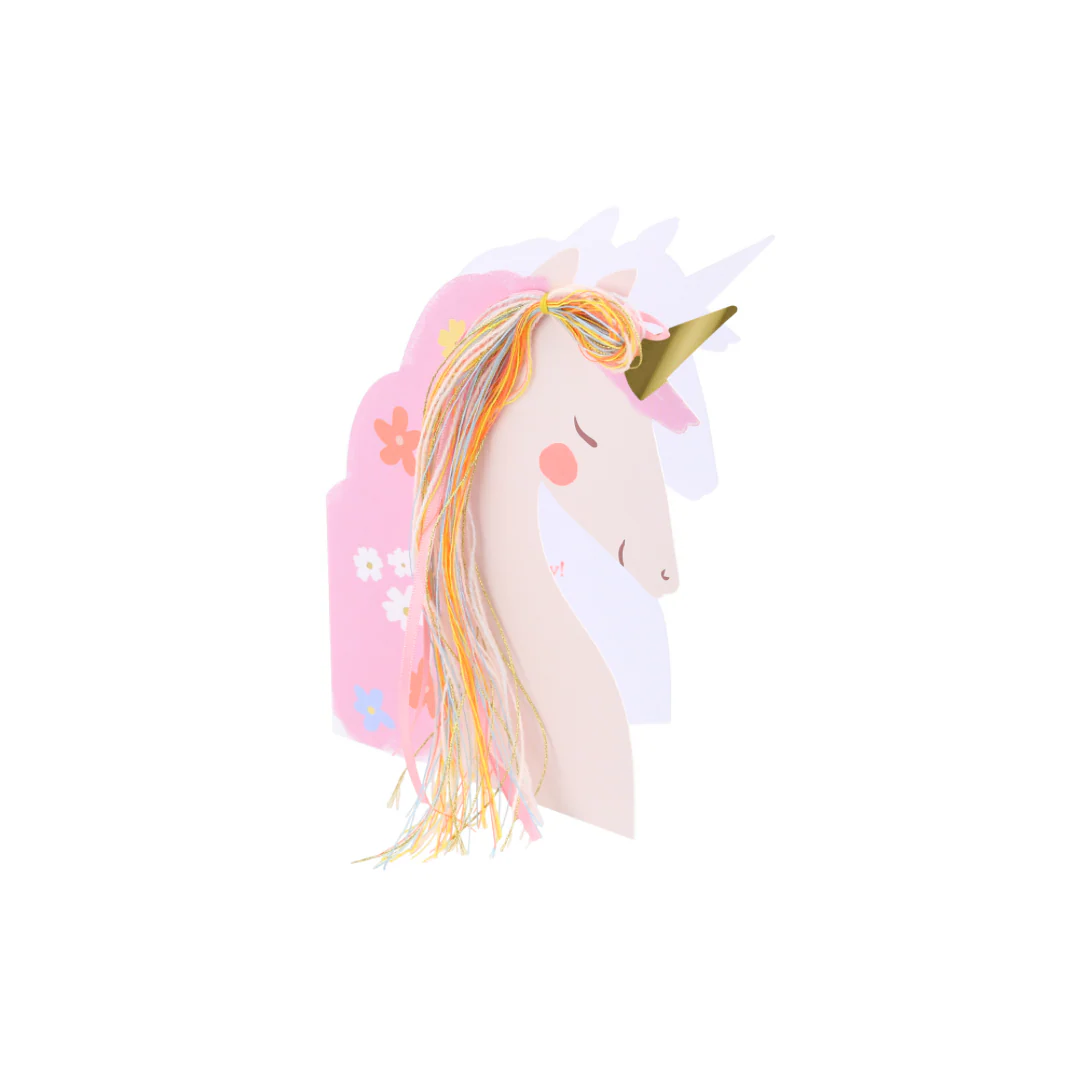 Meri Meri Unicorn Birthday Card