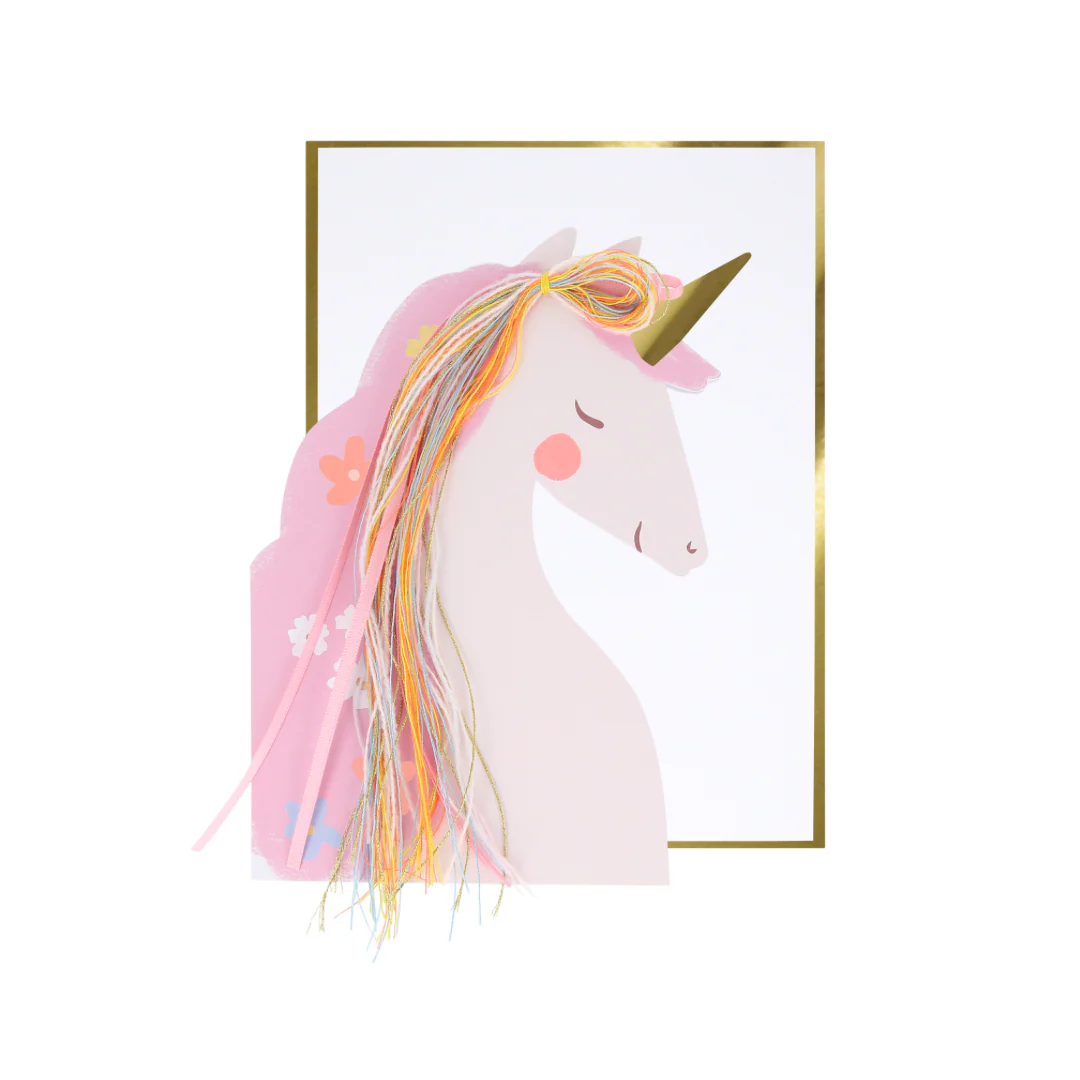 Meri Meri Unicorn Birthday Card - Image 2