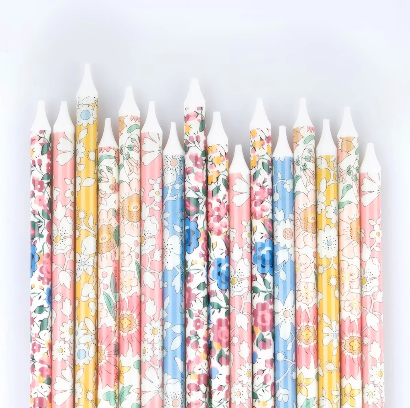 Meri Meri x Liberty Mixed Print Party Candles (x 16) - Image 3