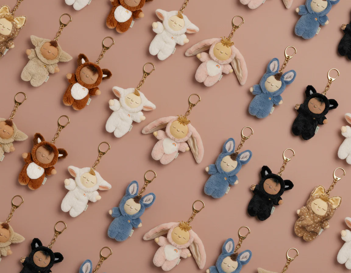 Olli Ella Cozy Bag Charm Bunny Flopsy - Image 4
