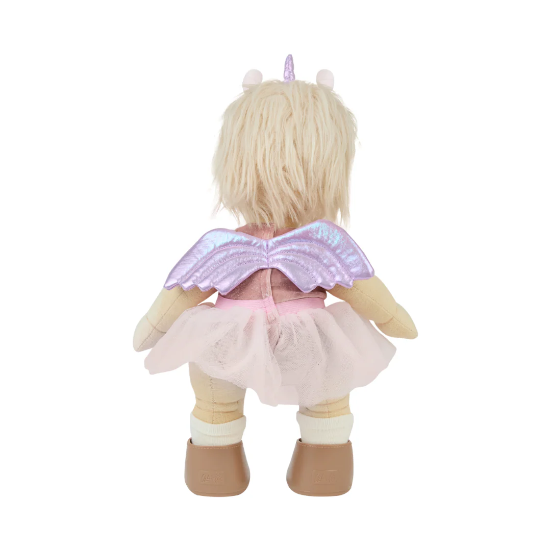 Olli Ella Dinkum Unicorn Outfit Pink - Image 3