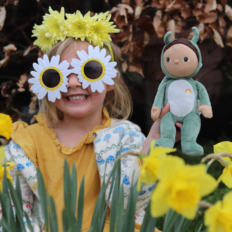 Olli Ella Dinky Dinkum Dolls - Gideon Grasshopper - Green - Image 6