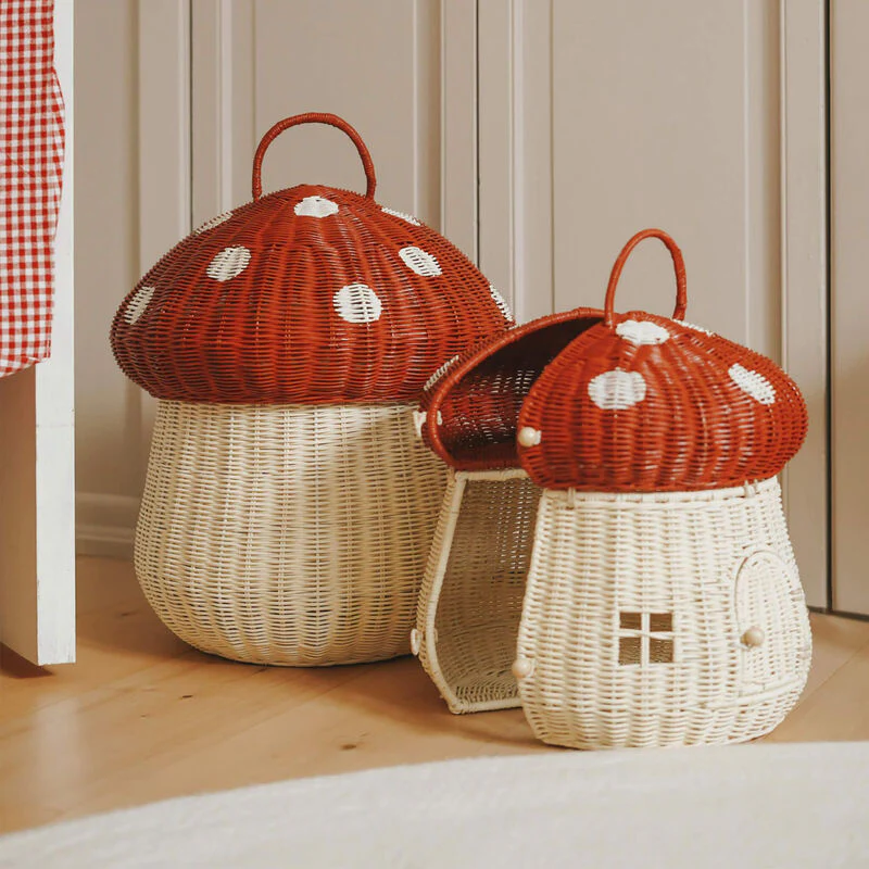 Olli Ella Mushroom Doll House - Red - Image 8