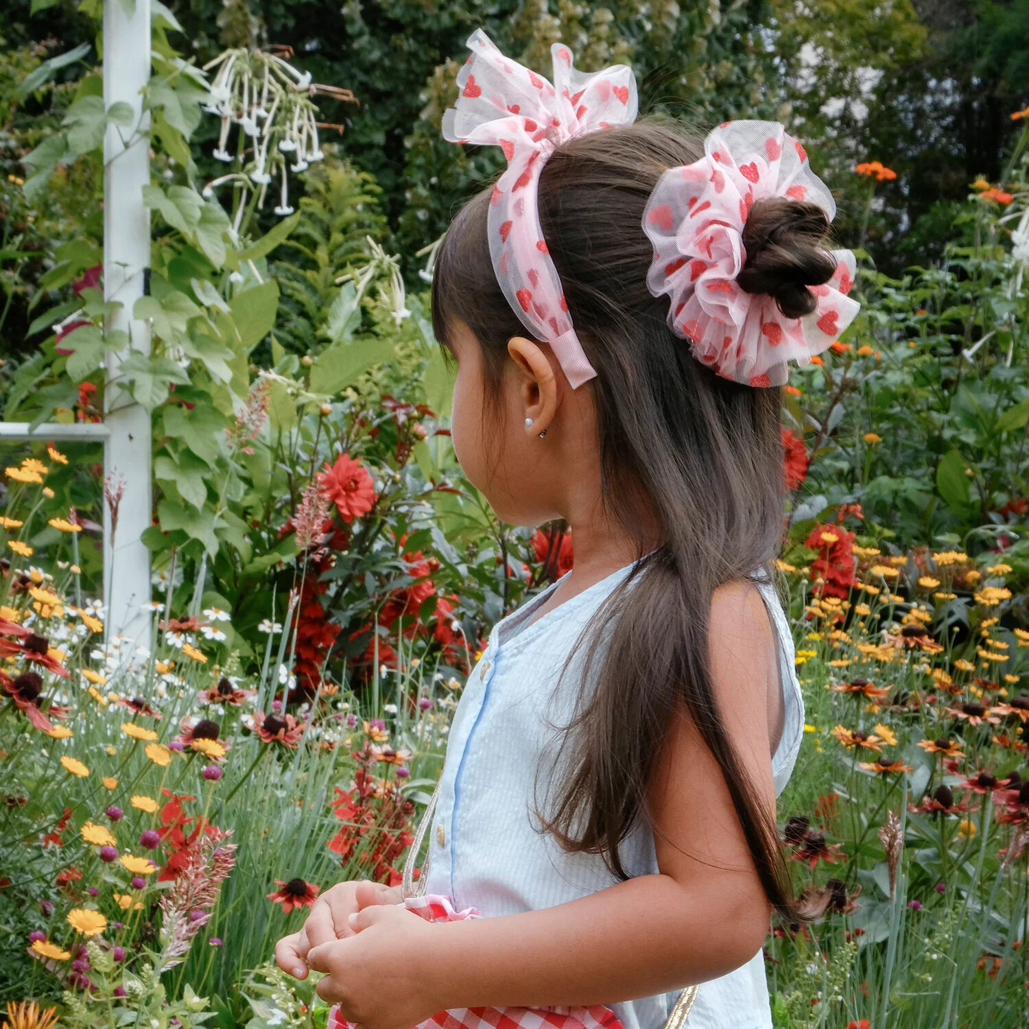 Rockahula Sweet Hearts Tulle Headband - Image 4