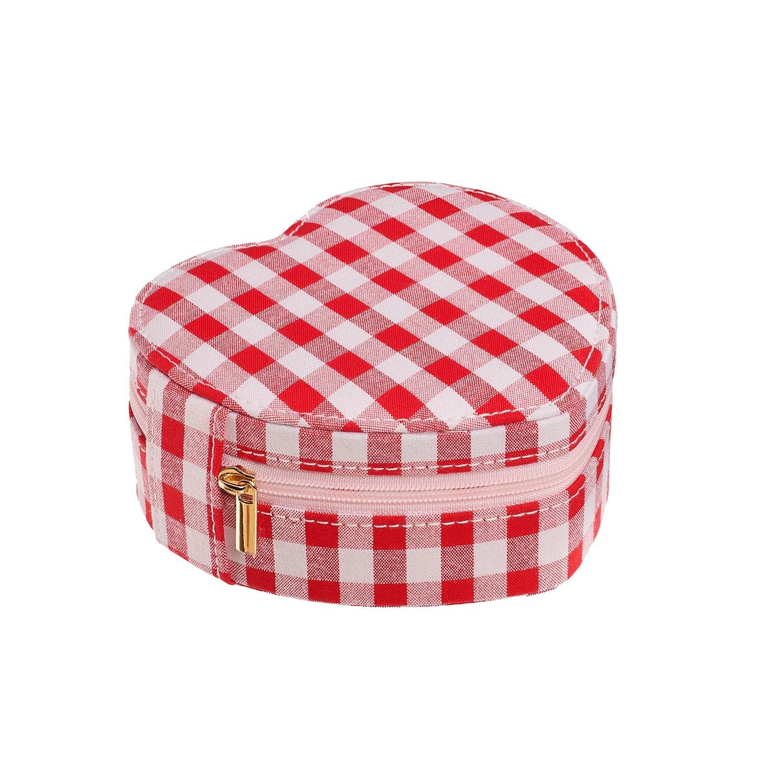 Rockahula Gingham Love Heart Jewellery Box - Image 4