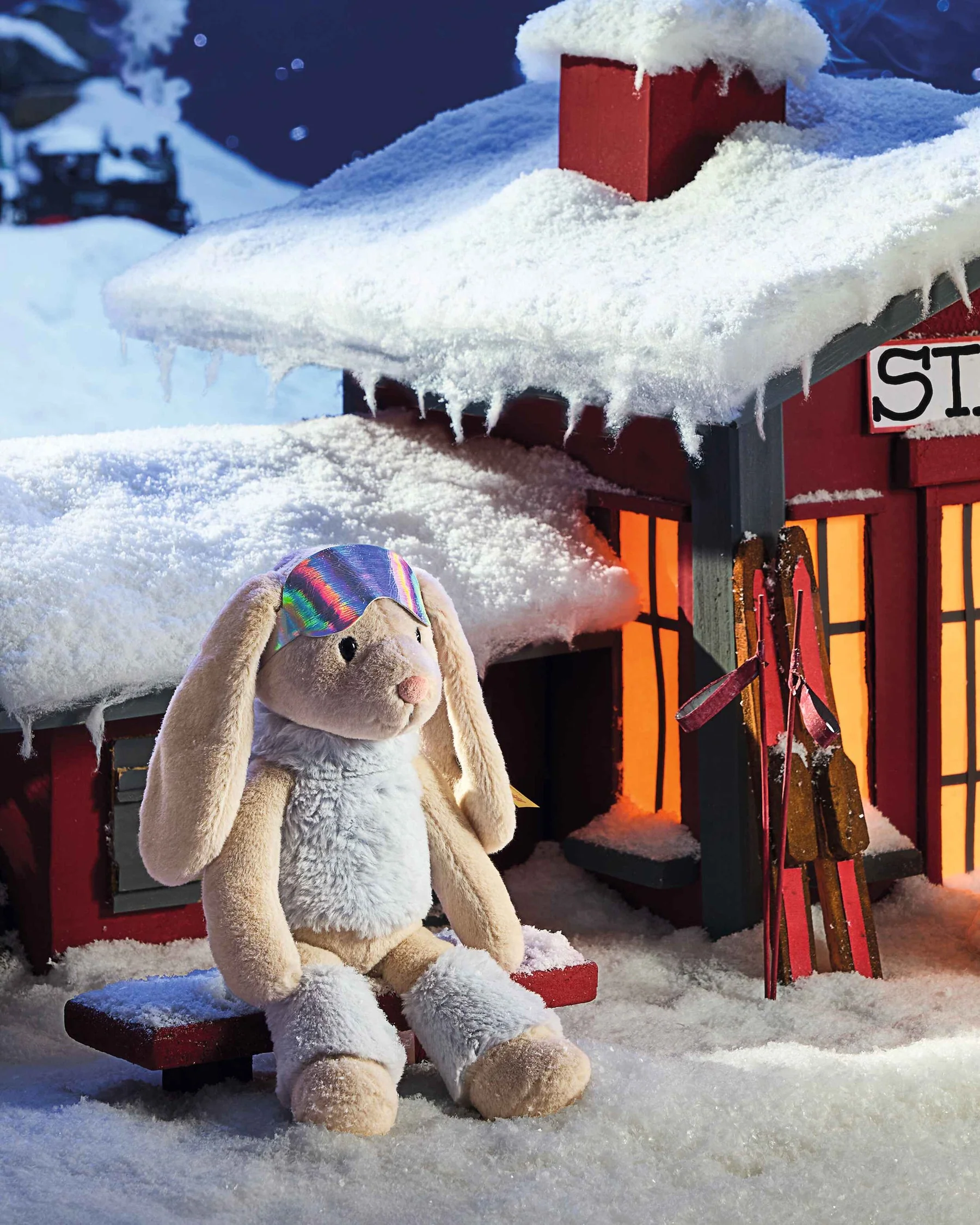 Steiff Hoppie Skier Colourful Soft Toy 31cm - Image 9
