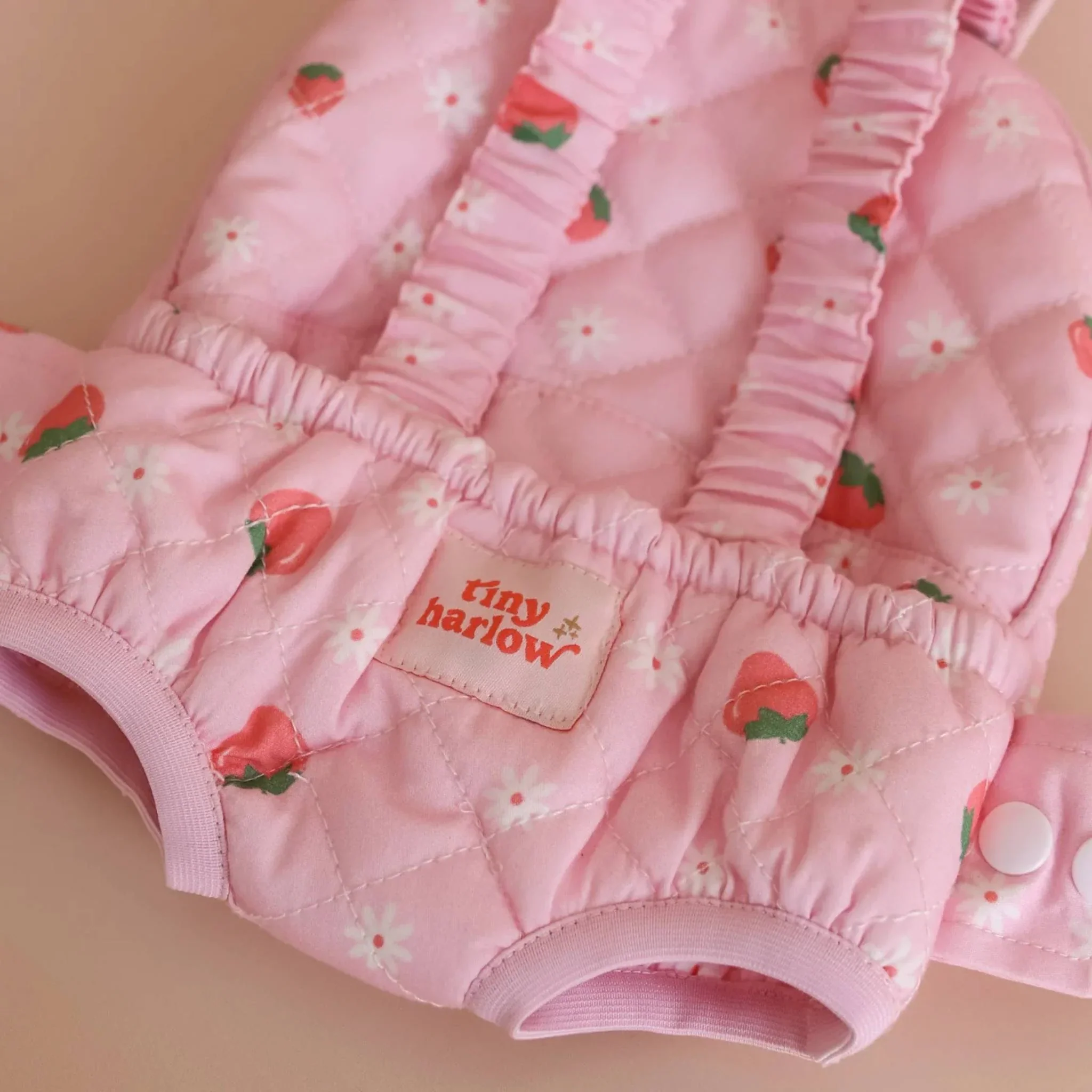 Tiny Harlow Baby Carrier – Strawberry Picnic - Image 5