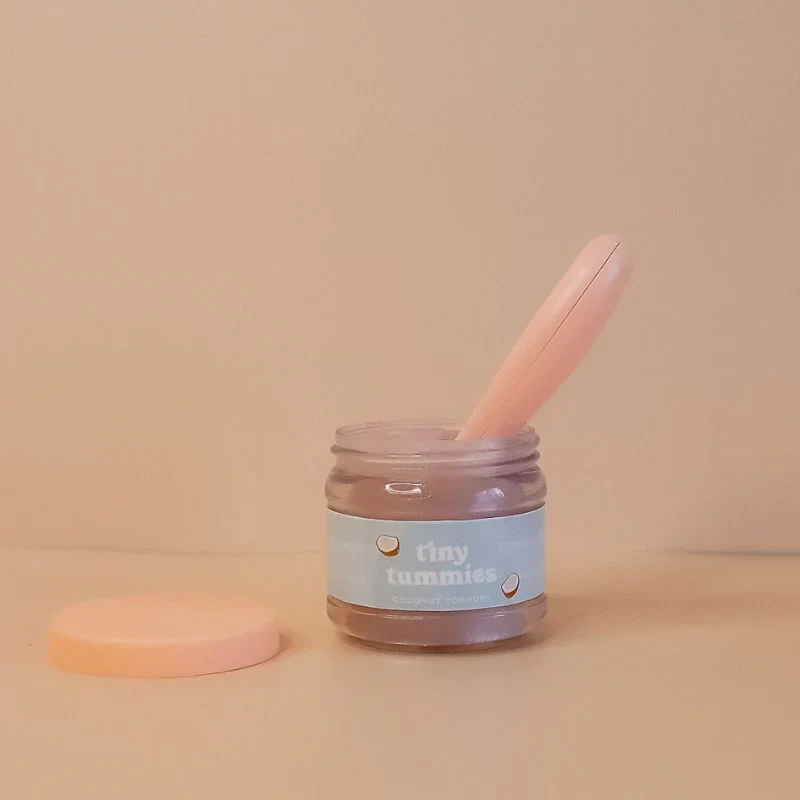 Tiny Harlow Tiny Tummies Coconut Yogurt Jar & Spoon Set - Image 2