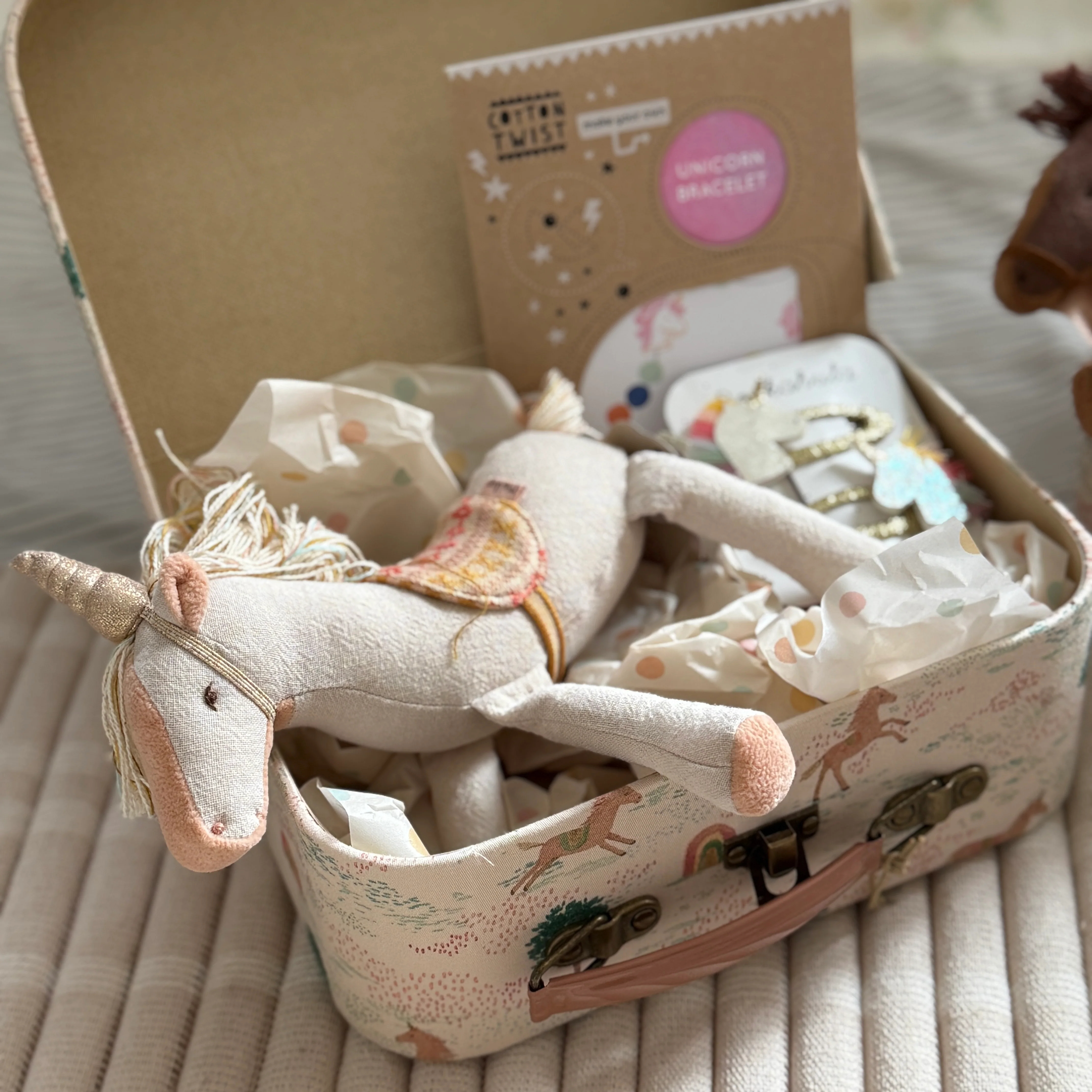 Maileg Unicorn Suitcase Gift Set
