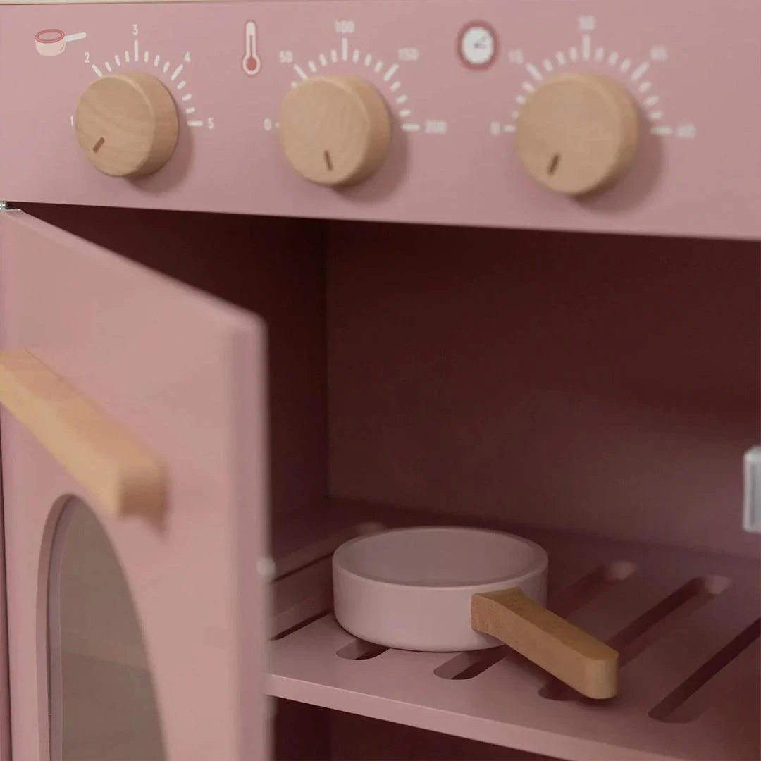 Little Dutch Wooden play kitchen Pink Limited Edition - Image 3