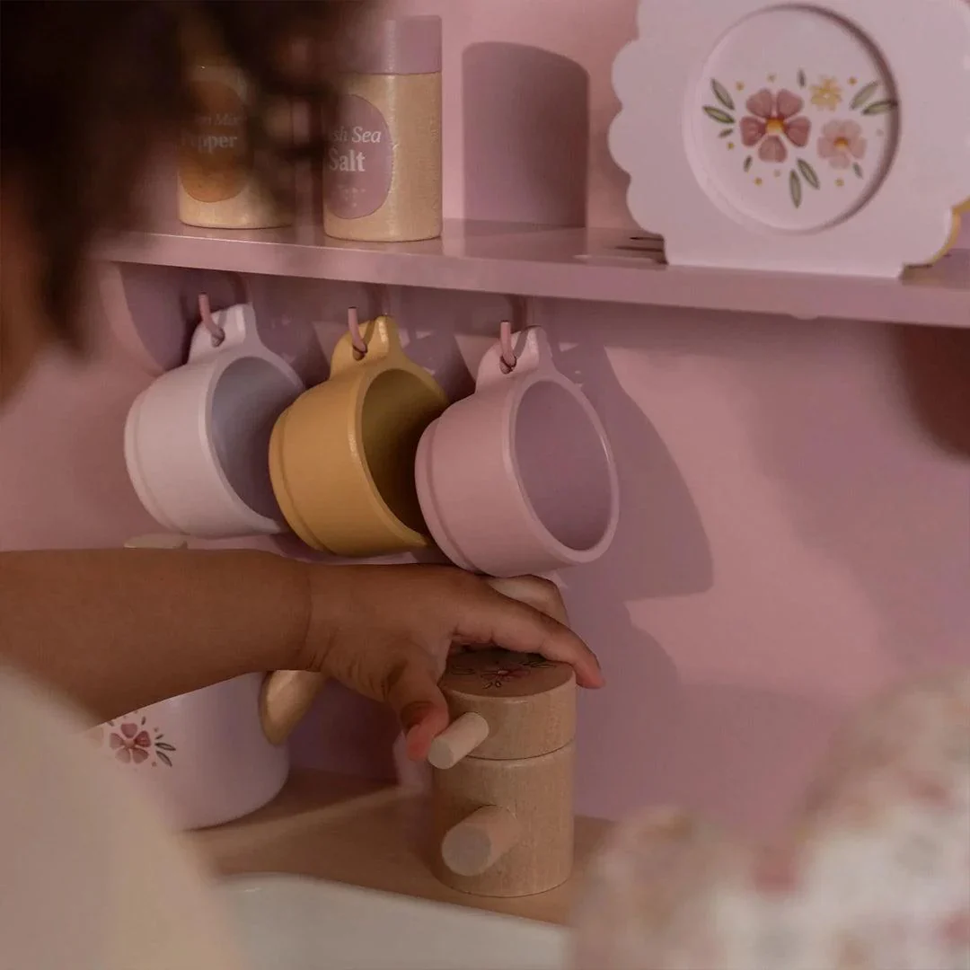 Little Dutch Wooden play kitchen Pink Limited Edition - Image 5